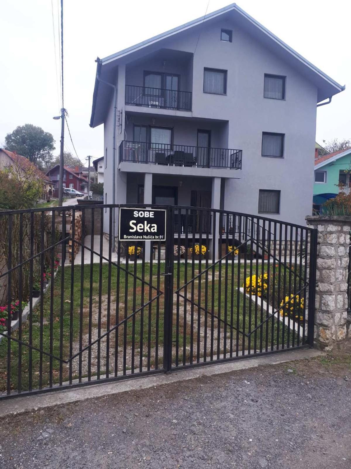 Отель Sobe Seka Голубац Экстерьер фото
